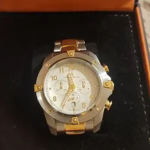 New Never Worn In Original Box Stainless Steel Giorgio Milano Watch For Those Who Dare: The Giorgio Milano Carlo Chronograph is  main image 3